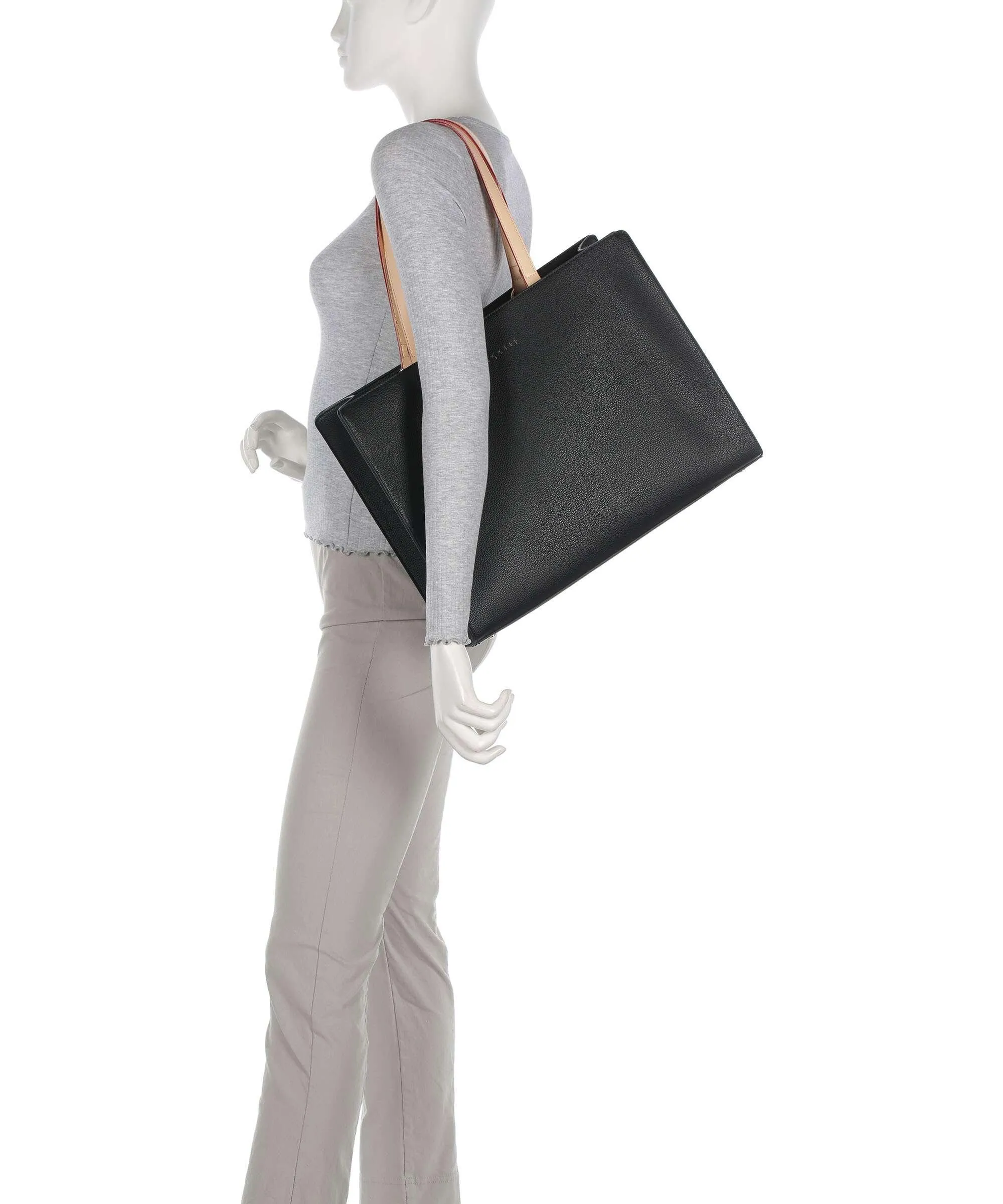  Bugatti Ella Borsa shopper 13″ pelle sintetica nero  