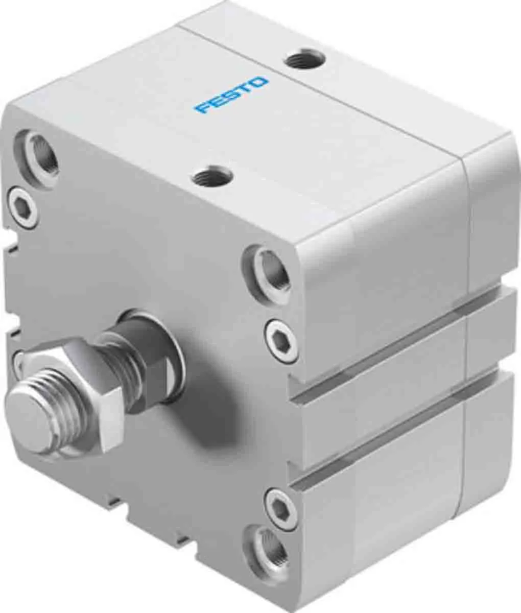 Cilindro pneumatico compatto Festo ADN 536354, Doppio effetto, foro da 80mm, corsa 15mm