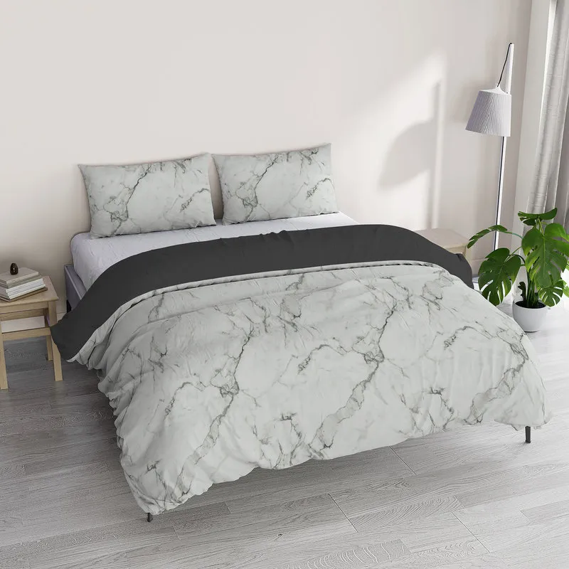 DATEX Parure copripiumino + federe Fashion - marble
