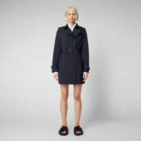 Impermeabile donna Audrey blu Nero