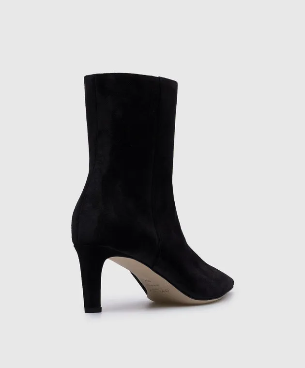 Jimmy Choo Stivaletti Alizze 65 in camoscio nero ALIZZEAB65SVV