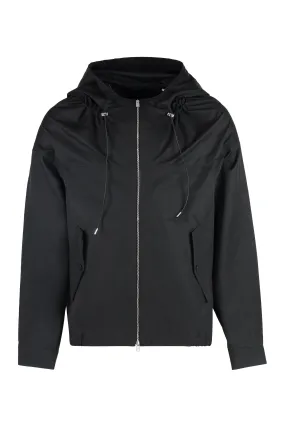 Lanvin Giacca in tessuto tecnico con zip e cappuccio
