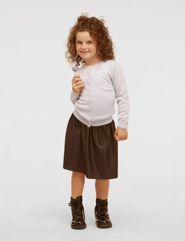 Maglione Cardigan - Bambina, Autunno/Inverno - 100% Lana Merino Bio - 100% Made in Italy | Brunella Gori