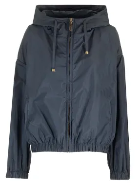   Max Mara The Cube  Giacca blu in tela tecnica antigoccia  
