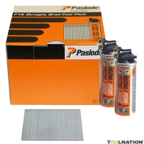 Paslode Fijaciones 921591 F16 x 50 mm - Chiodi per finitura zincati (incl. cartucce di gas)