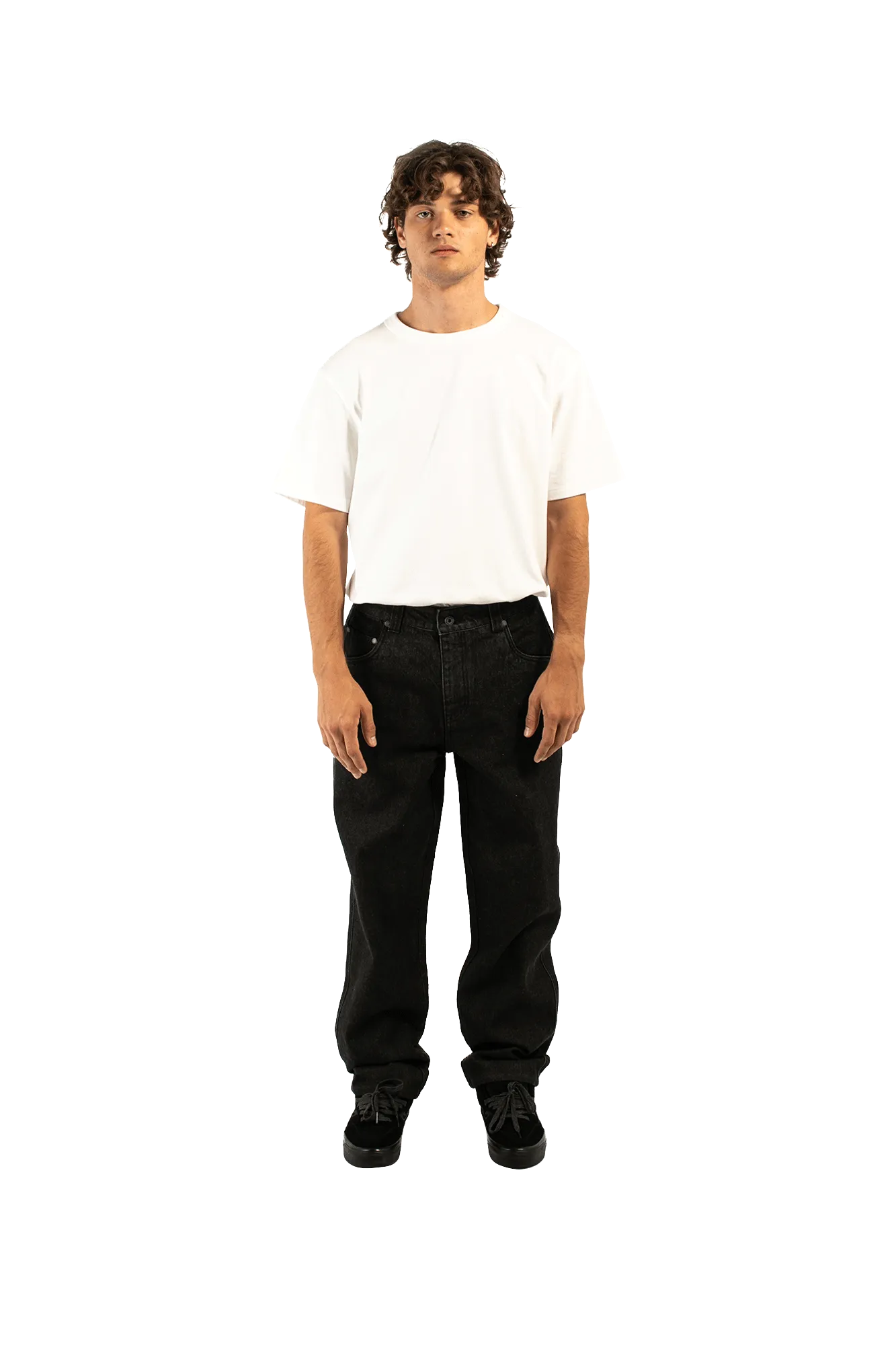 Relaxed Denim Pants