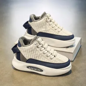 Scarpe da ginnastica per bambini Casual Punta tonda Fondo spesso Impermeabile Comode Alla moda Tutte le partite Antiscivolo Resi