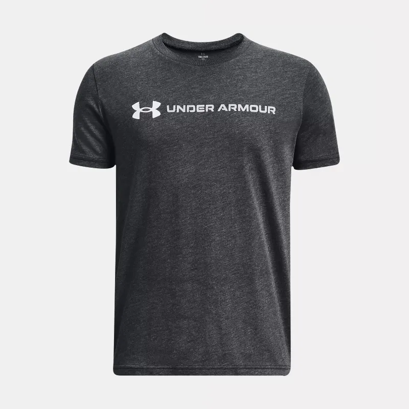 UNDER ARMOUR   bambino    T-shirt UA Logo Wordmark 0001 boy